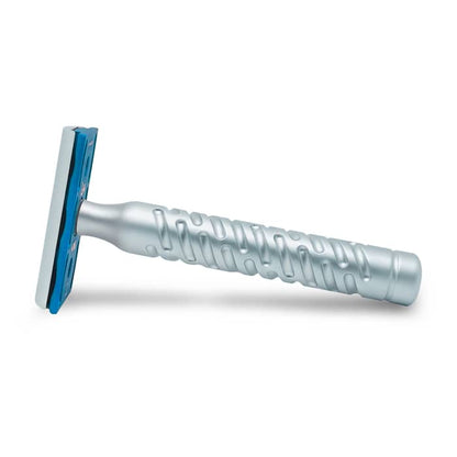 The Goodfellas' Smile Safety Razor Styletto Shadow Blue - Shaving Time